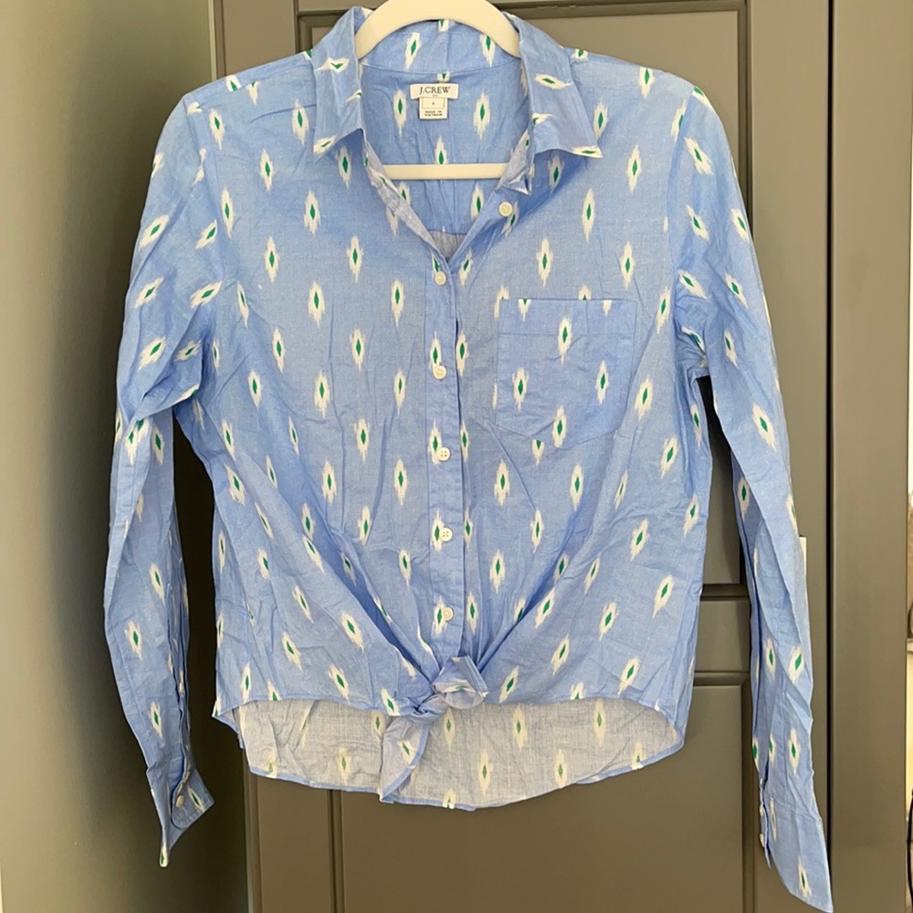J. Crew Ikat Top